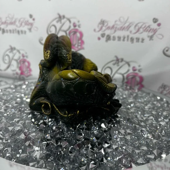 Windstone editions Hollywood California Decorative Dragon Figurine Green purple - Picture 10 of 10